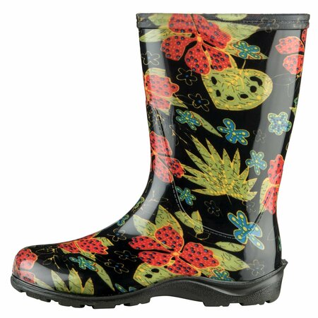 Sloggers GRDN/RAIN BOOTS FLWR SZ6 5002BK06